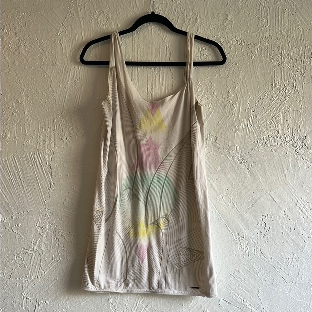Cream Sleeveless Camisole Tank Top